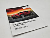 BMW 2 er Coupe F22 Schnell Betriebsanleitung Bedienungsanleitung englisch