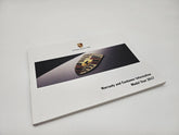 PORSCHE 911 CARRERA Typ 991 Warranty and Customer Information 2017 englisch