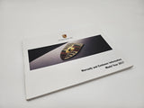PORSCHE 911 CARRERA Typ 991 Warranty and Customer Information 2017 englisch