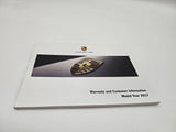 PORSCHE 911 CARRERA Typ 991 Warranty and Customer Information 2017 englisch