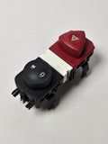 Oryginalny przełącznik świateł awaryjnych Renault Scenic II 8200095493