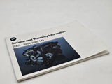 Original BMW E46 325i 330i M3 Service und Garantie Informationen 2003 englisch