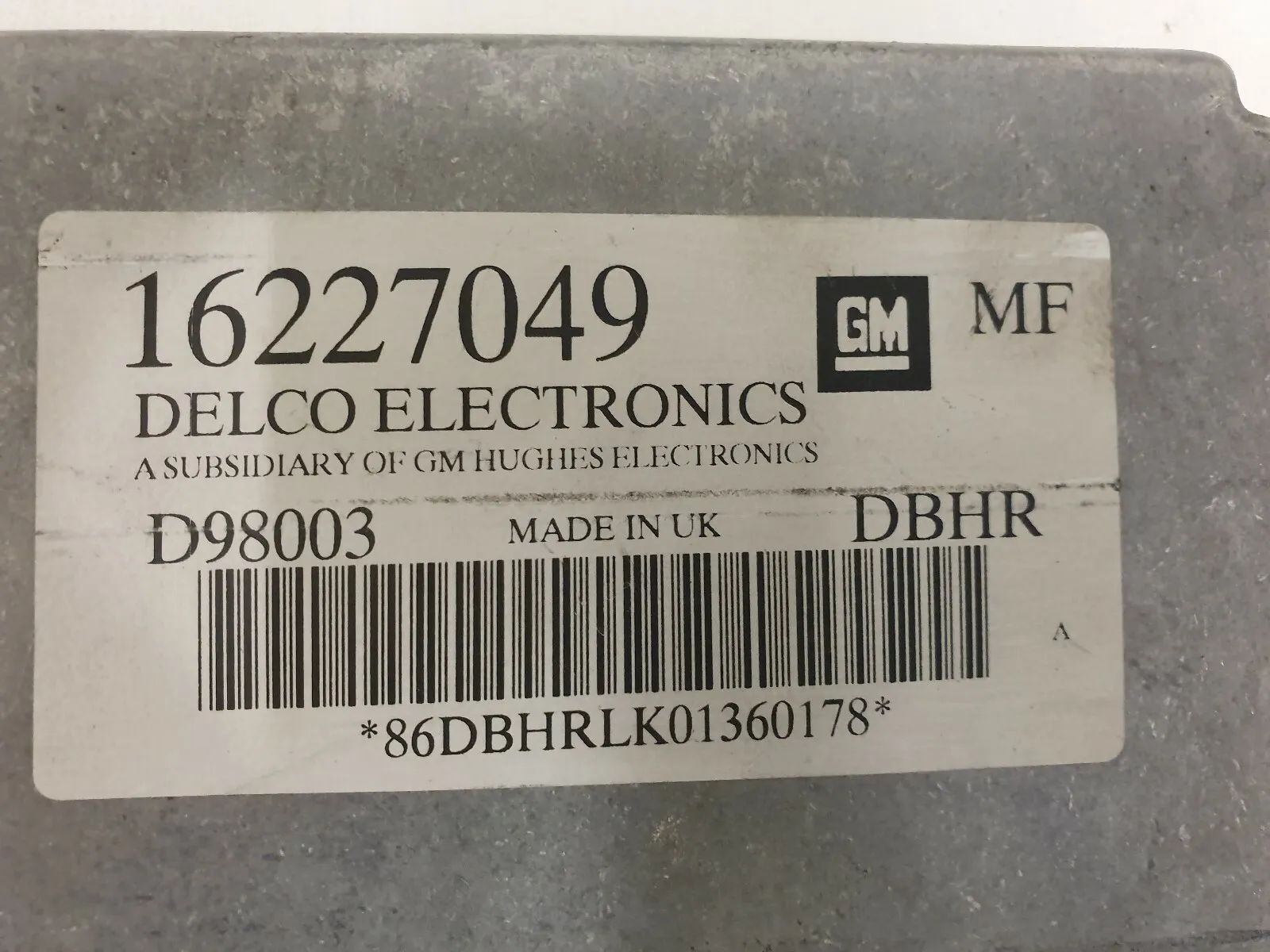 Motorsteuergerät  Steuergerät Opel Astra 16227049 Gebraucht K4