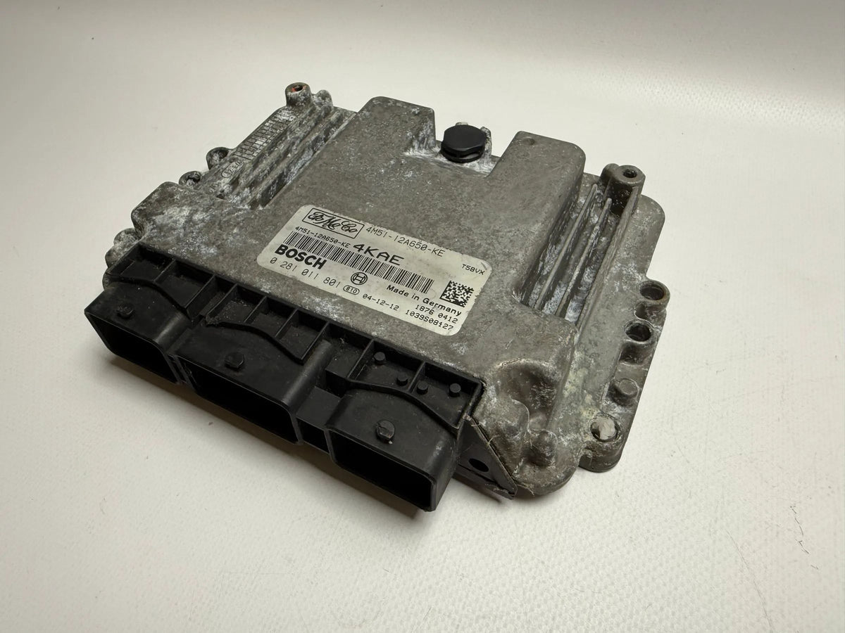 Genuine Ford Focus MK2 1.6 TDCi Engine Control Unit 0281011801 4M51-12A650-KE 