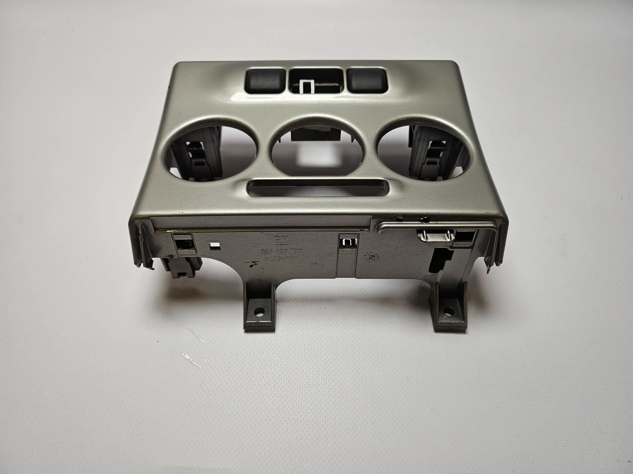 Original Opel Zafira 1.8 Ano 2003 Tampa de Comando do Aquecimento Prateada 024420732