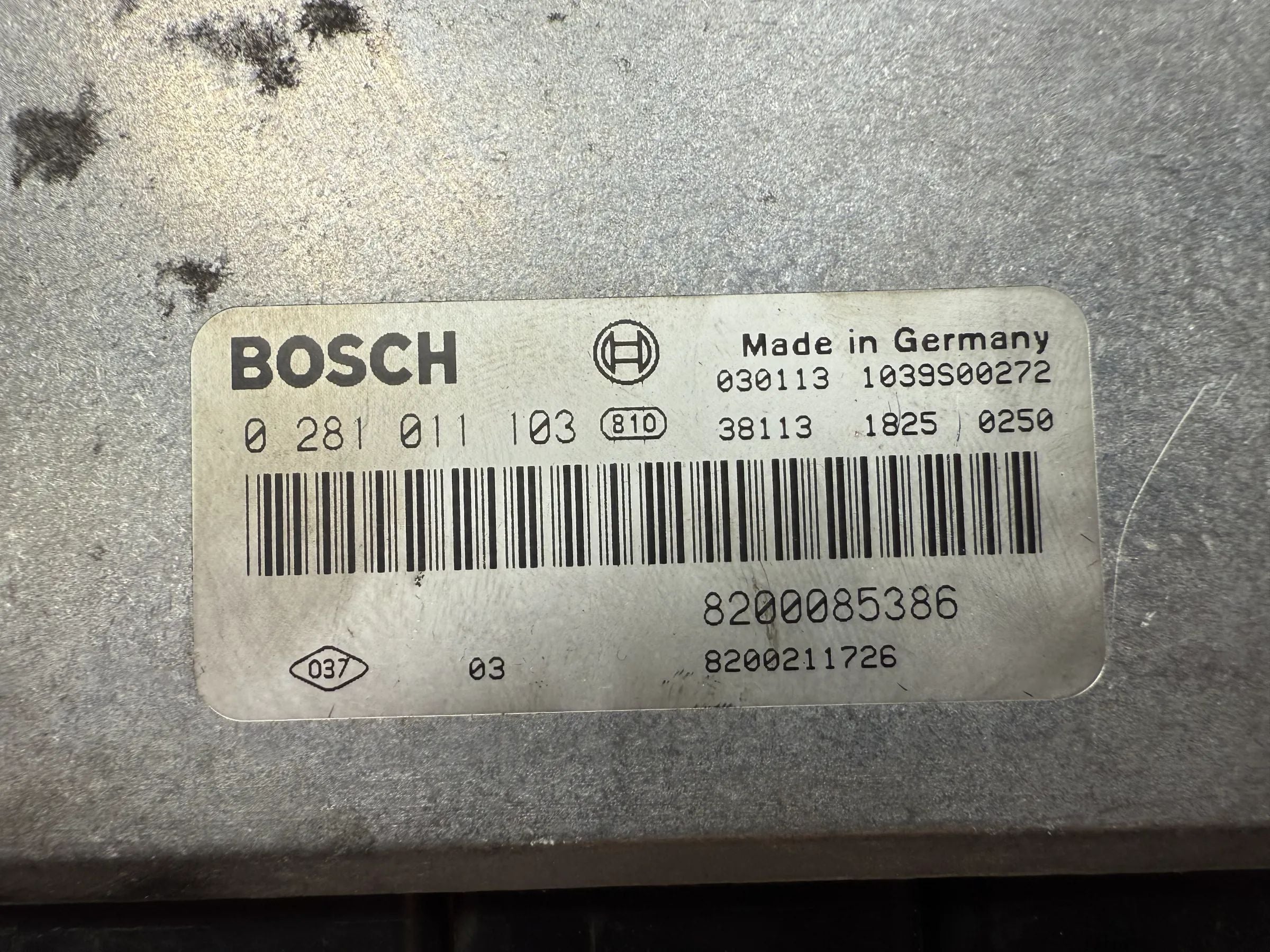 Original RENAULT ESPACE IV JK0/1 2.2 Centralina Motor ECU 8200085386 0281011103 Auto-veritas