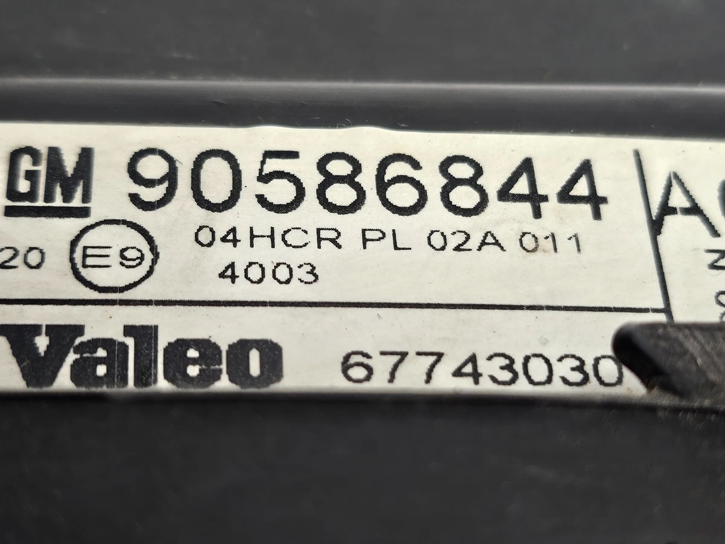 Originele 99-02 Opel B Vectra Koplamp Halogeen Voor Links met LWR 90586844