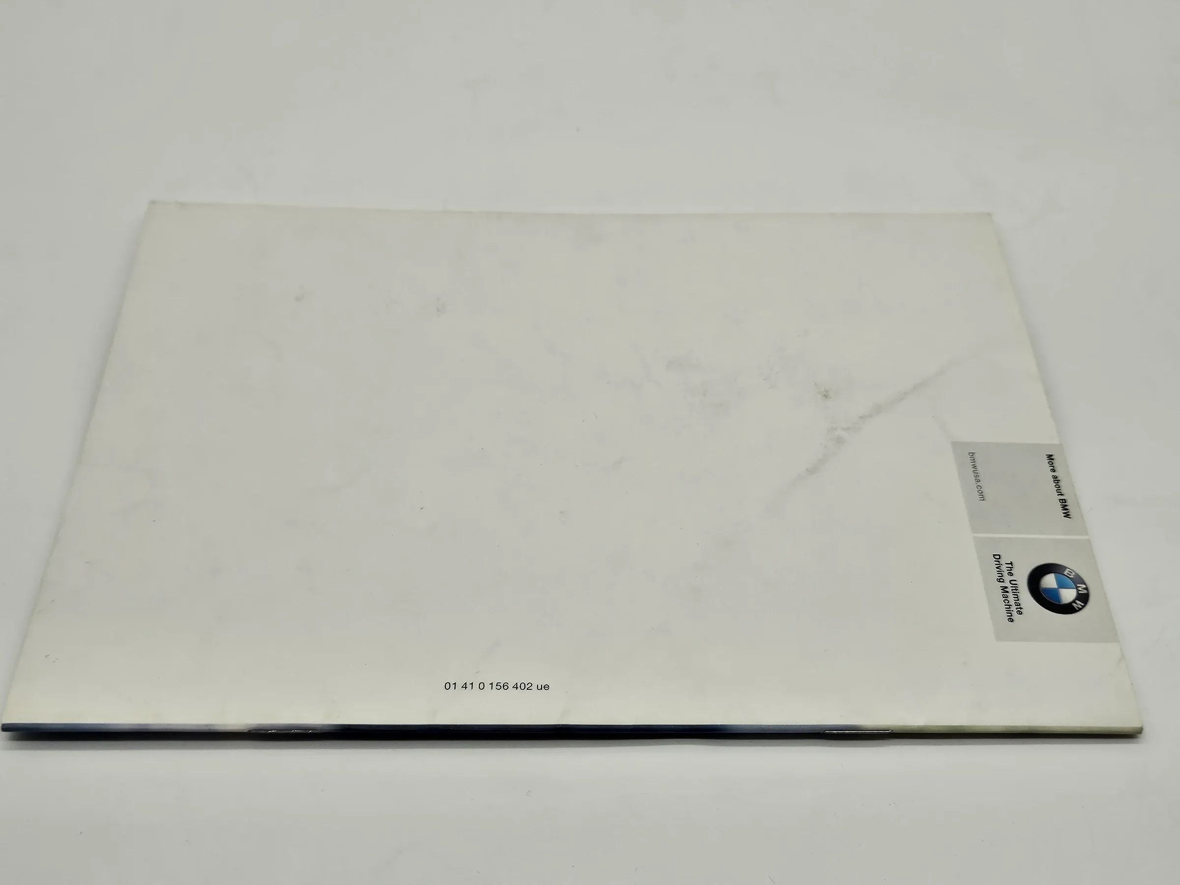 Original BMW  Anleitung Fahrzeugpflege E46 E39 etc englisch 01410156402 ue