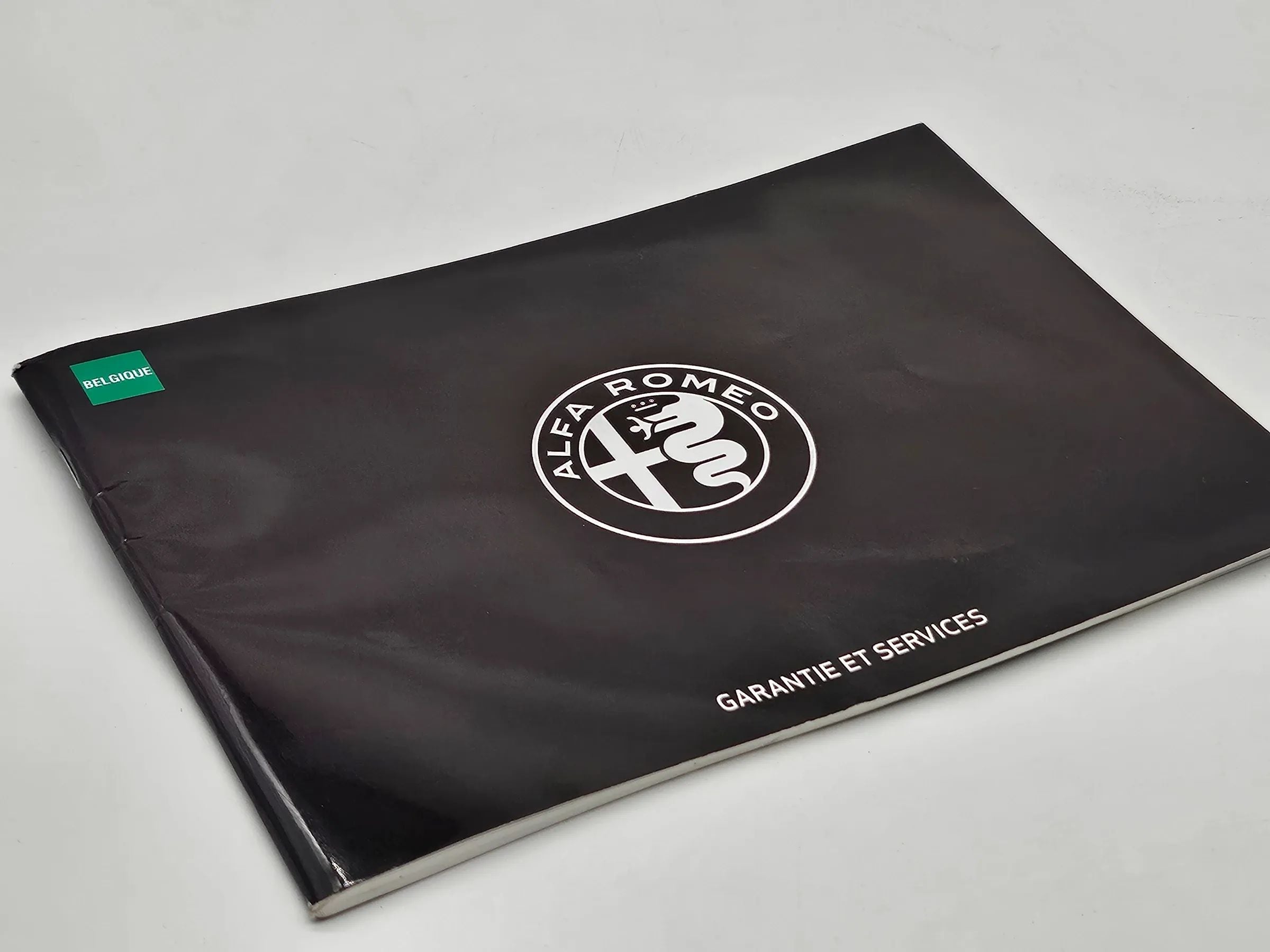 Original Alfa Romeo GIULIA Serviceheft Scheckheft 2016 Französisch belgisch
