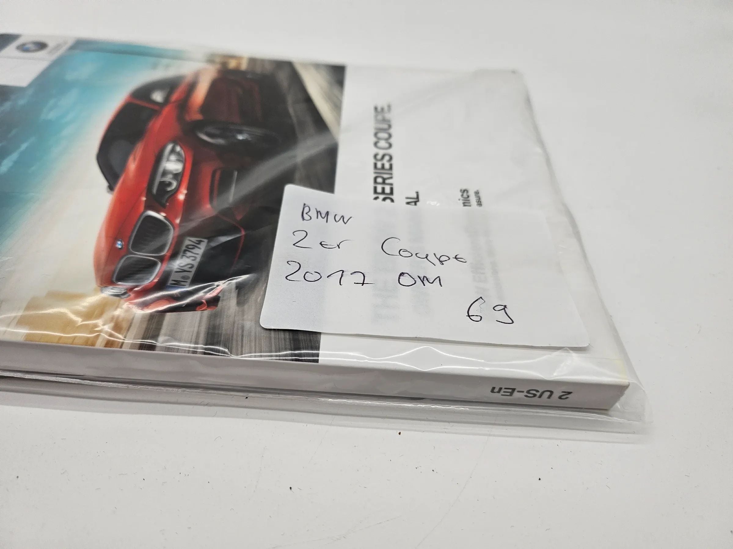 BMW 2er Coupe F22 2017 Betriebsanleitung Bedienungsanleitung Handbuch englisch