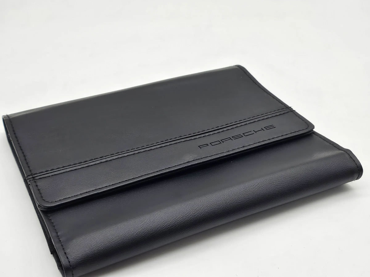 Original Porsche Panamera 970 2016 Bordmappe Leder schwarz