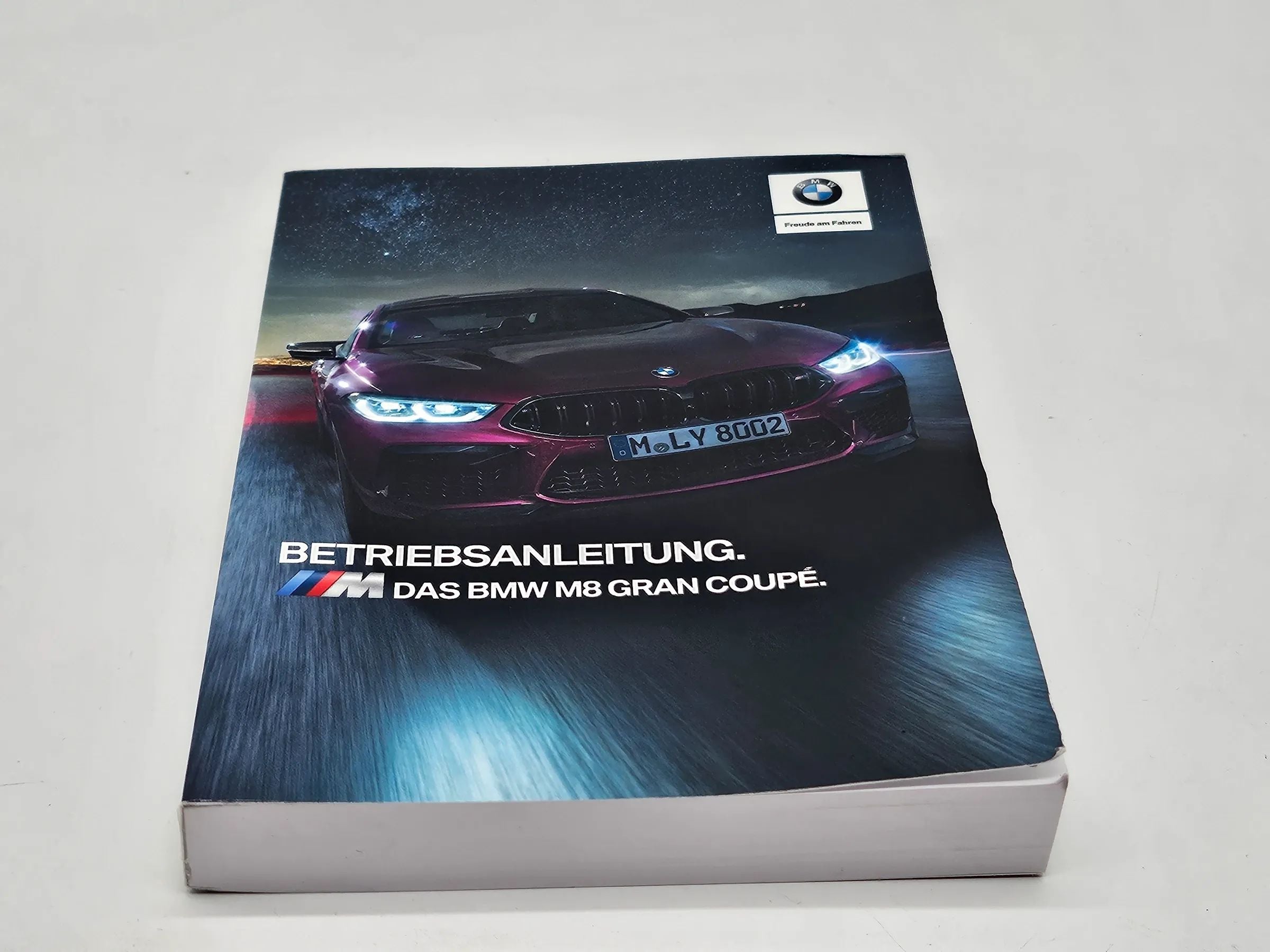 Original BMW M8 GRAN COUPÉ F92 G15 Betriebsanleitung Bedienungsanleitung deutsch