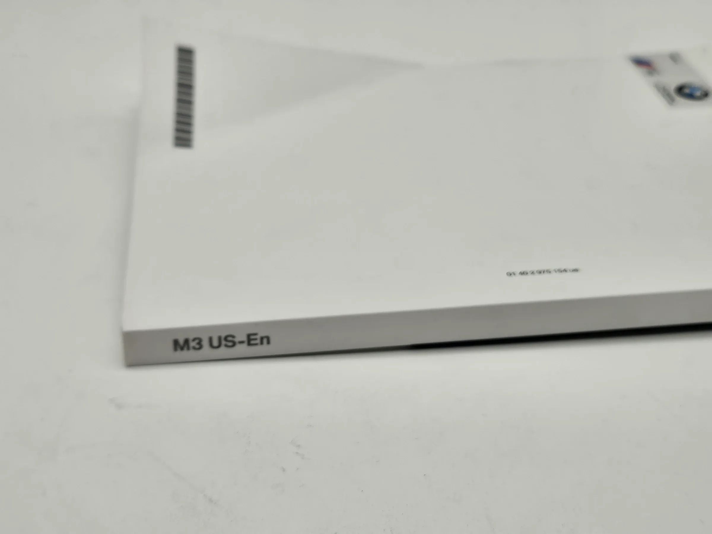 BMW M3 Limousine F80 Betriebsanleitung Bedienungsanleitung Handbuch englisch