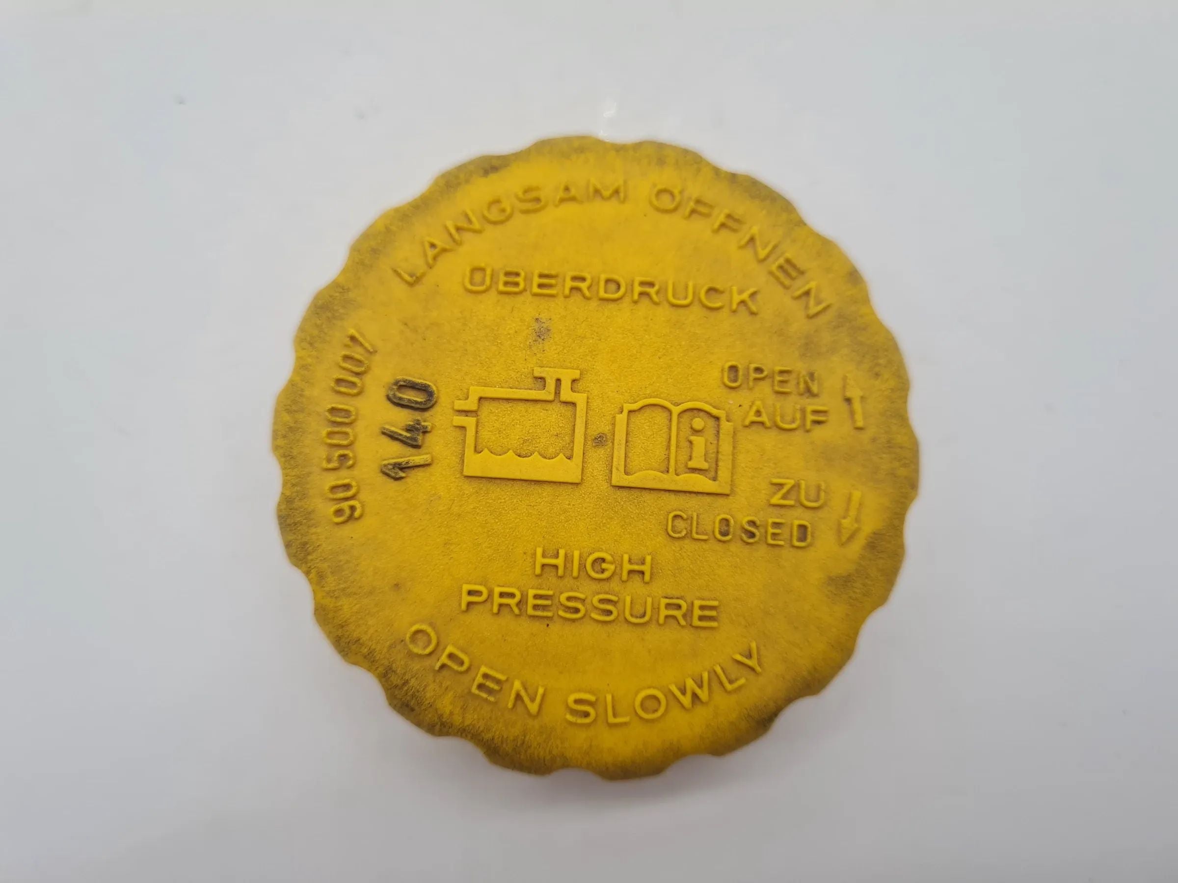 Original Opel Agila A/Corsa C (X01/X04/H00) Ausgleichsbehälter Deckel 90500007