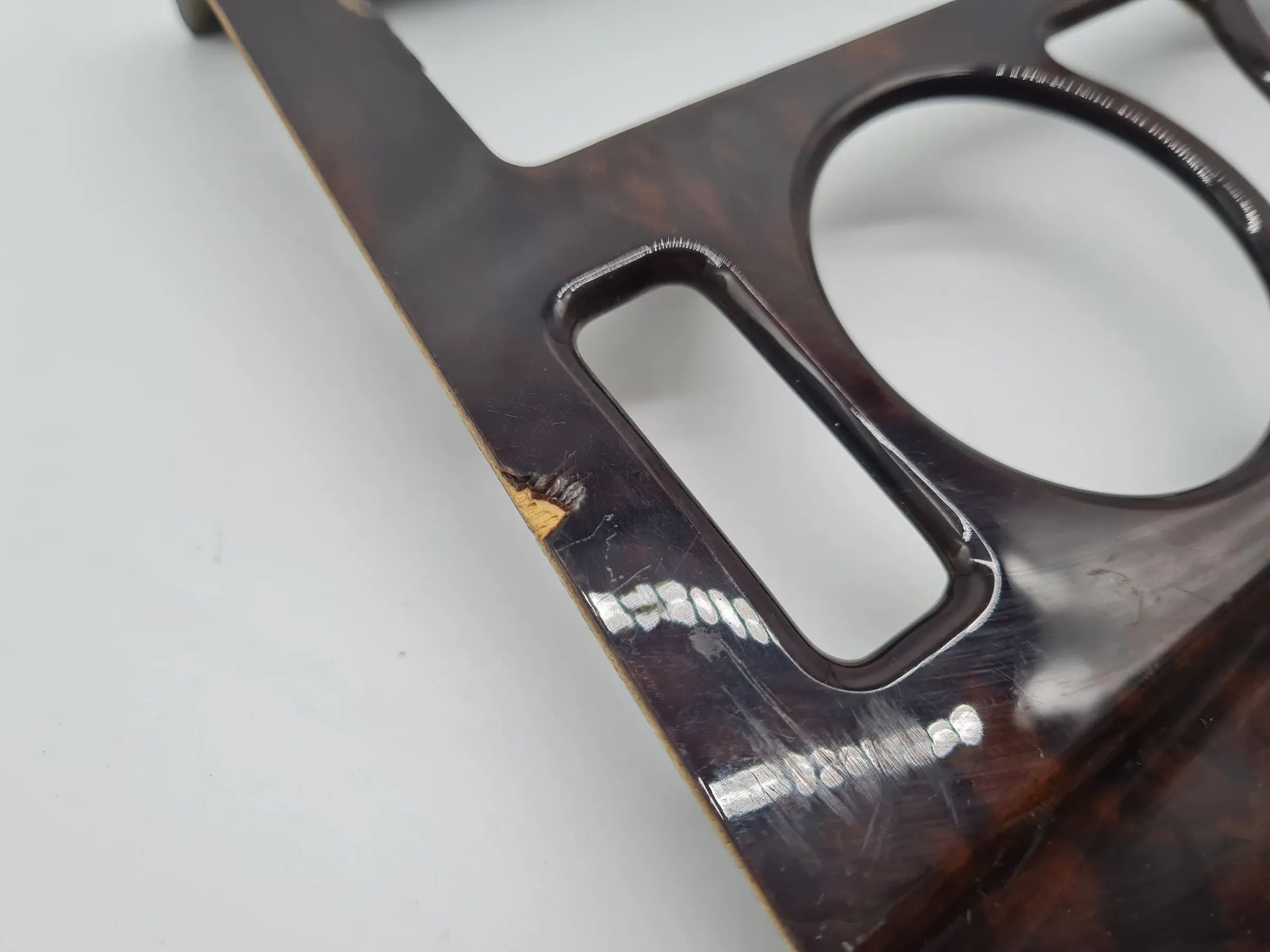 Original Mercedes-Benz C-Klasse Abdeckung Mittelkonsole Holzoptik A2026882808