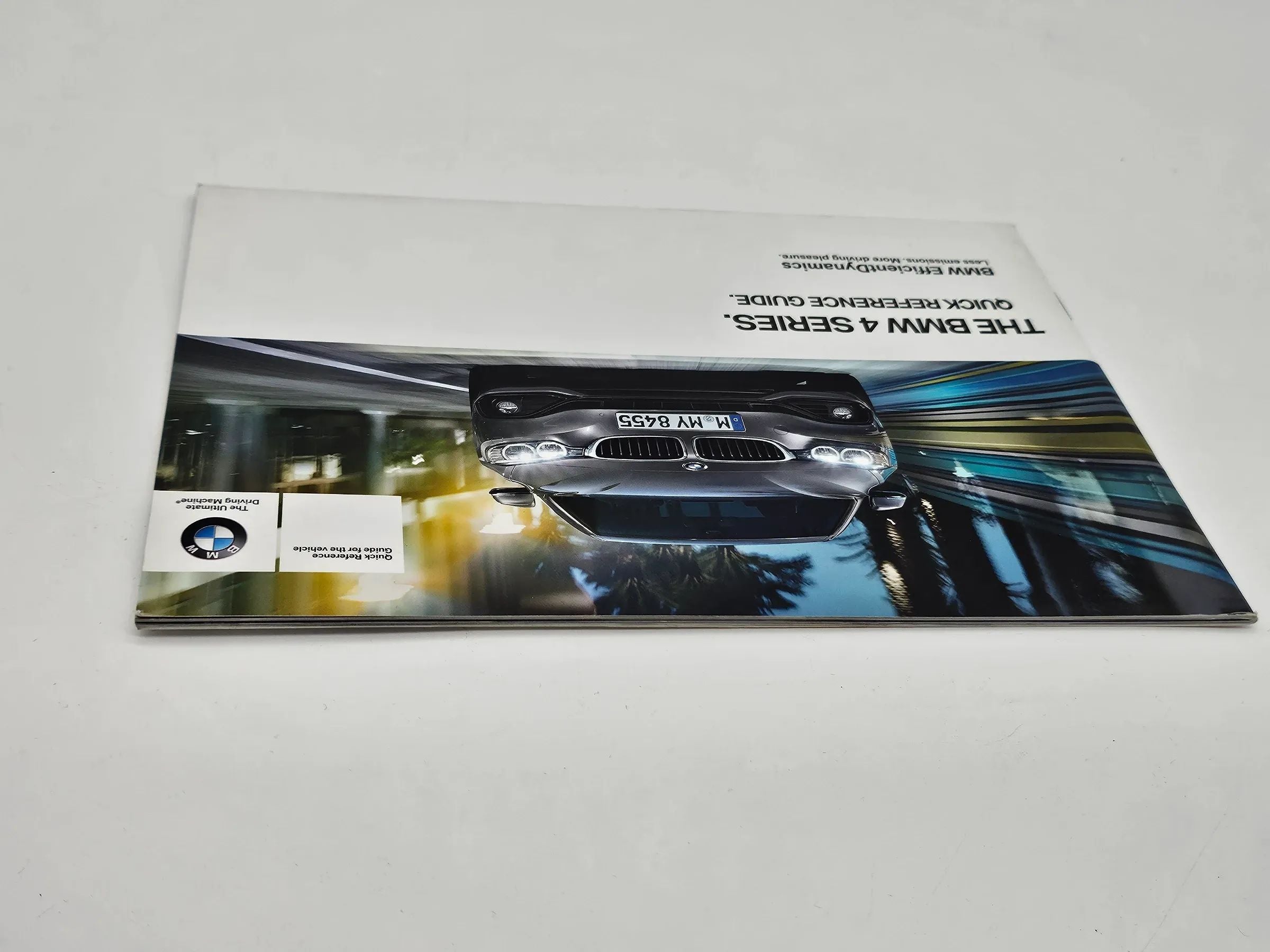 BMW 4er CABRIO F33 Schnell Betriebsanleitung 2015 Bedienungsanleitung englisch