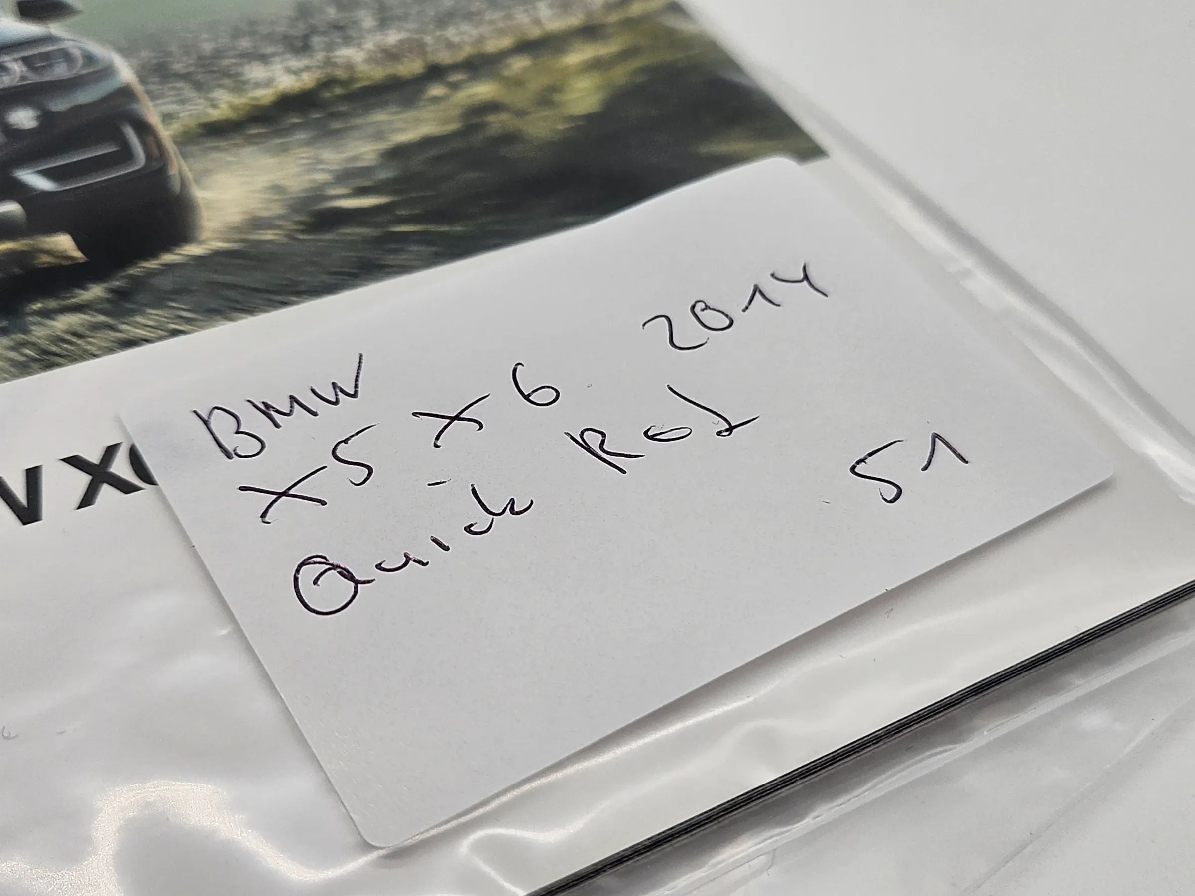 Original BMW X5 F15   X6 Quick Bedienungsanleitung 2015 Bordbuch englisch