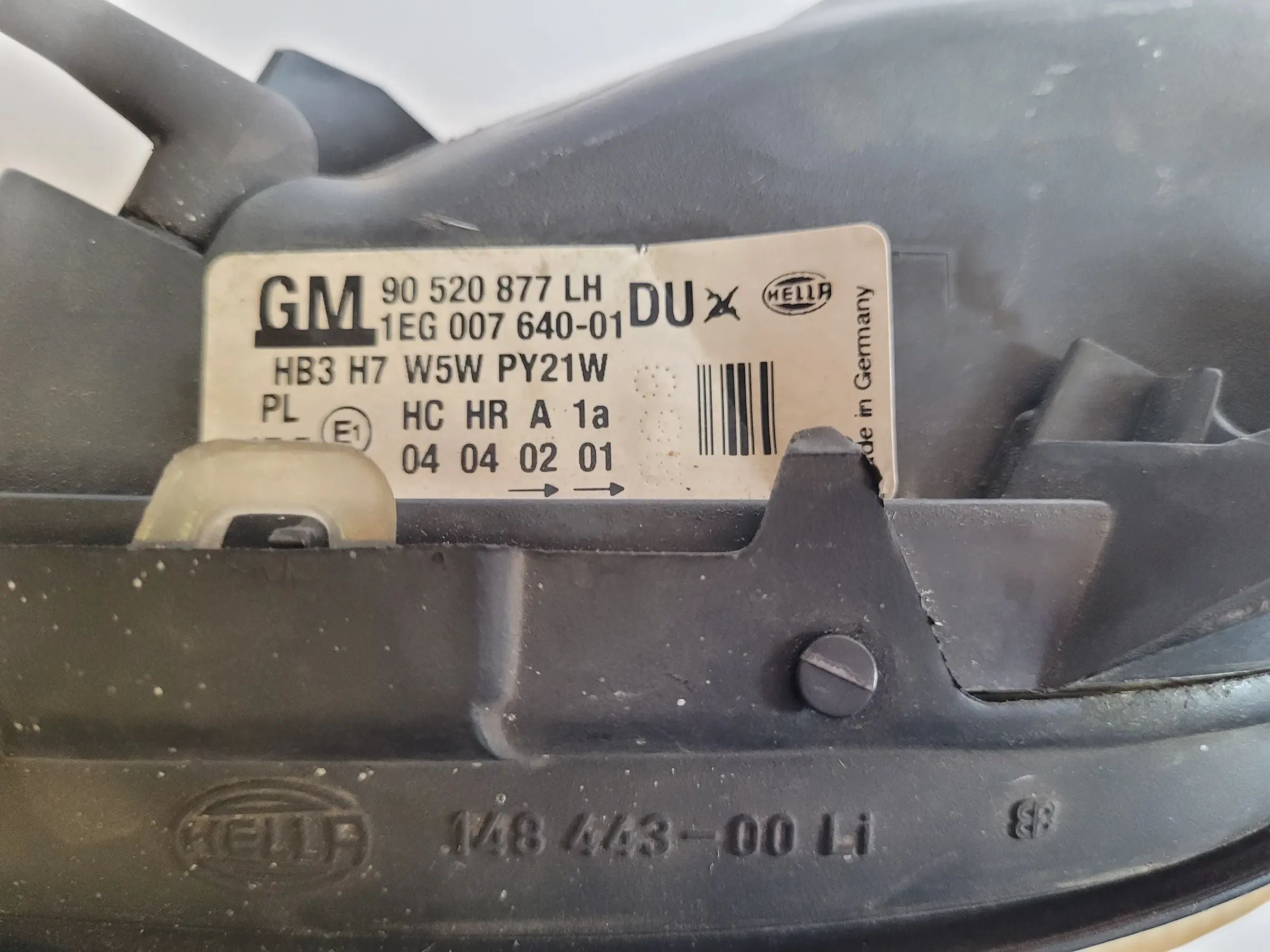 Opel Astra G T98 Scheinwerfer/Frontleuchte Links 90520877 (Original)