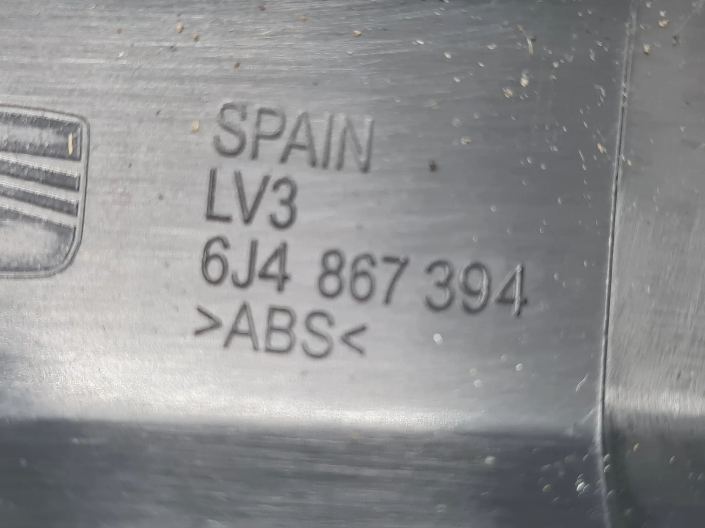 Seat Ibiza IV 6J5/6P1 Türgriff Abdeckung Rechts Hinten 6J4867394 (Original)