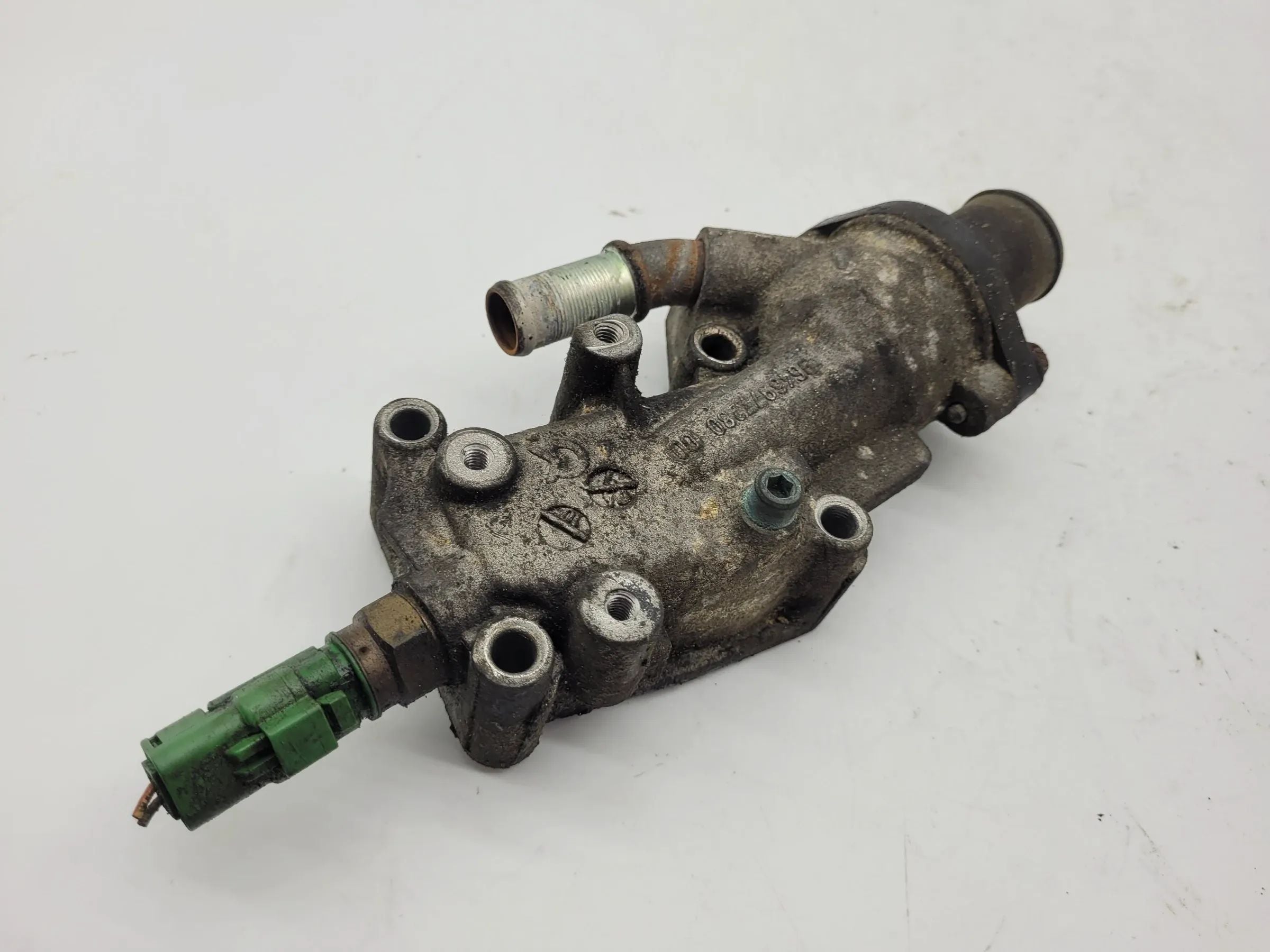ของแท้ Peugeot 206 CC (2D) ตัวควบคุมอุณหภูมิน้ำหล่อเย็น ฝาครอบเทอร์โมสตัท 9646977280