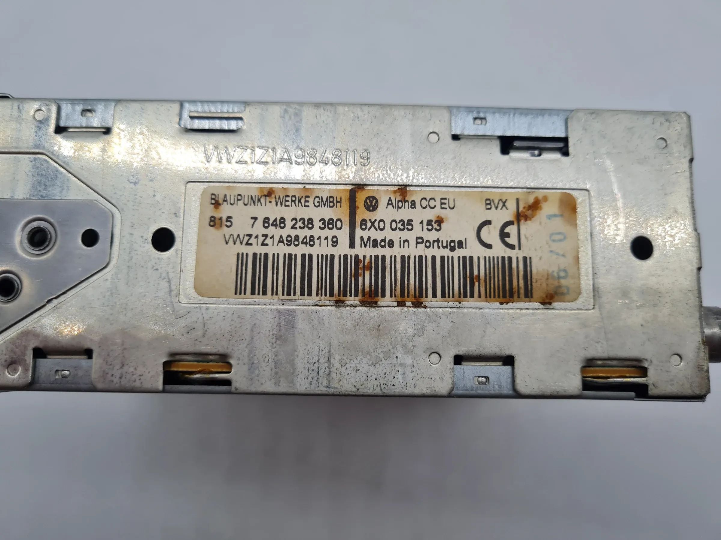 Original VW Bora/Polo/Lupo Alpha 5 Autoradio Kassette 6X0035153