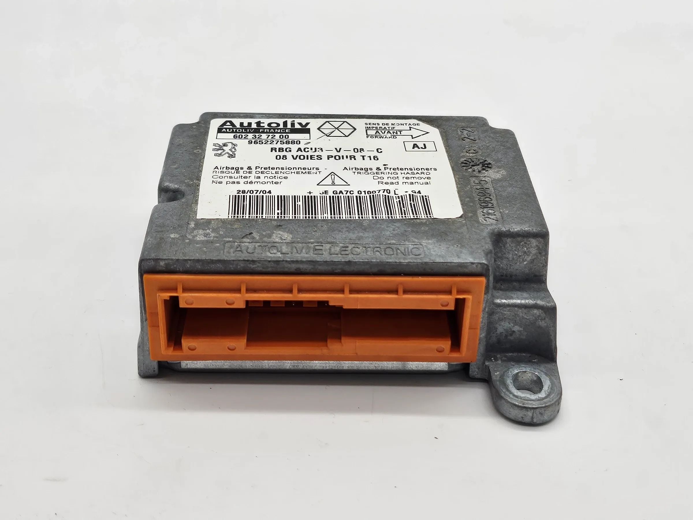 Original Peugeot 206 CC Airbagsteuergerät Airbag Steuergerät 9652275880