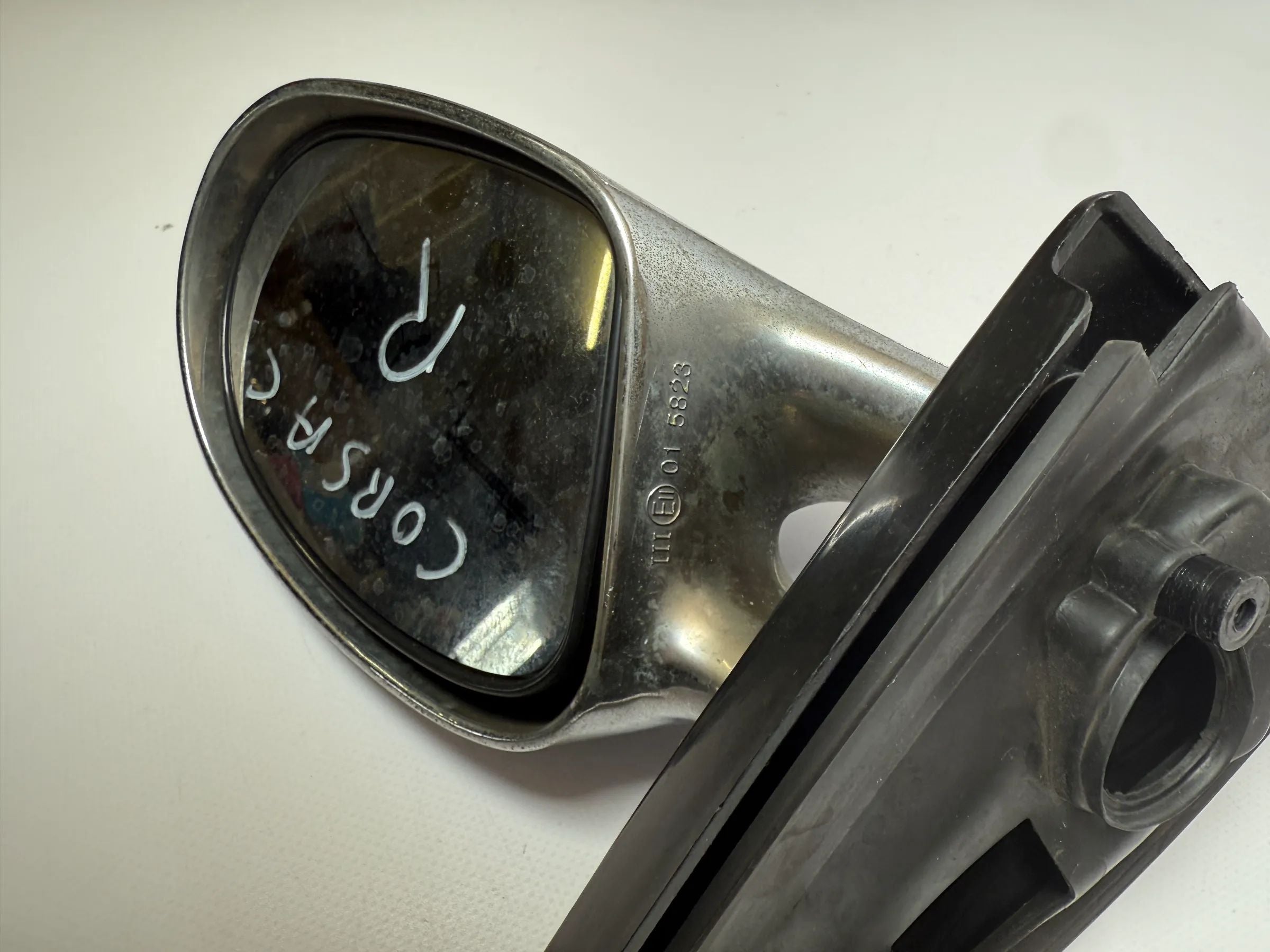 Opel Corsa C X01 Außenspiegel Seitenspiegel Rechts Chrom E1015823