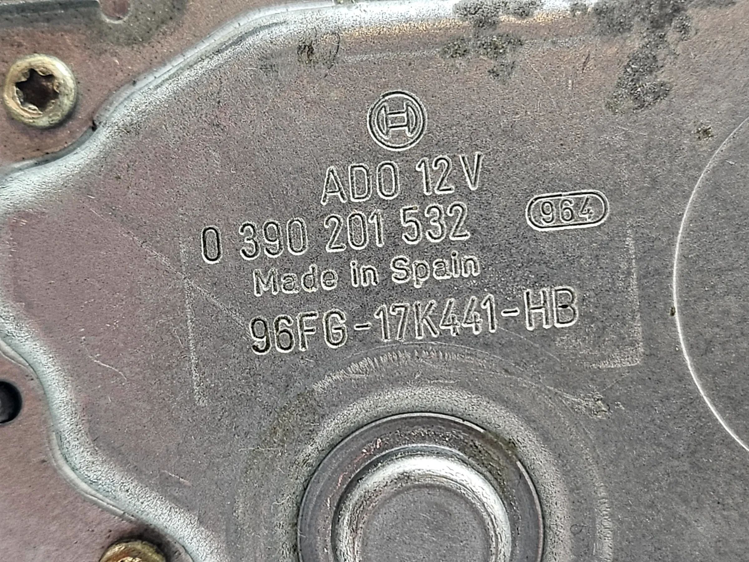 Orig. Ford Fiesta IV (JA) Yr.95-99 Rear Wiper Motor 0390201532 96FG17K441HB