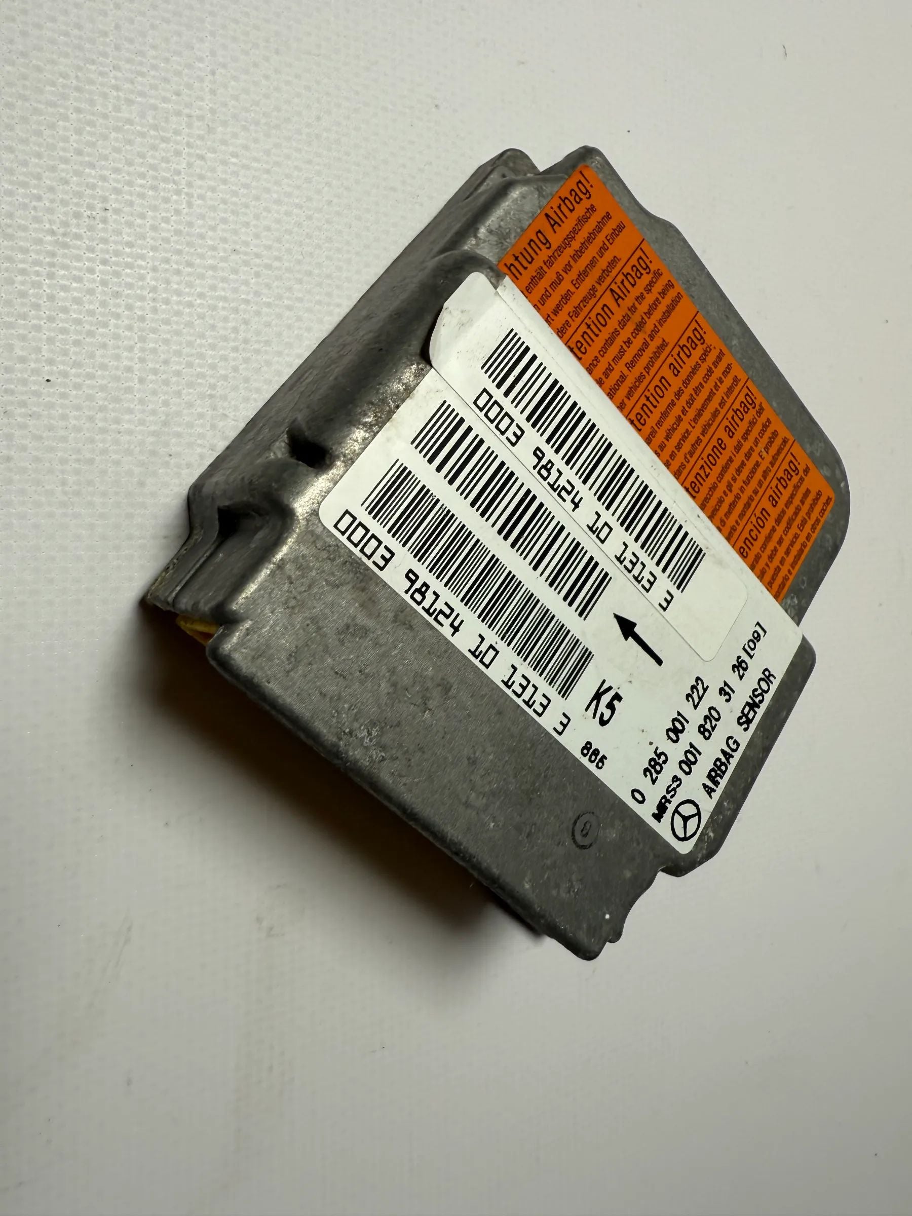 Originale Mercedes Benz W168 A-Klasse Centralina Airbag 0018203126 / A0018203126