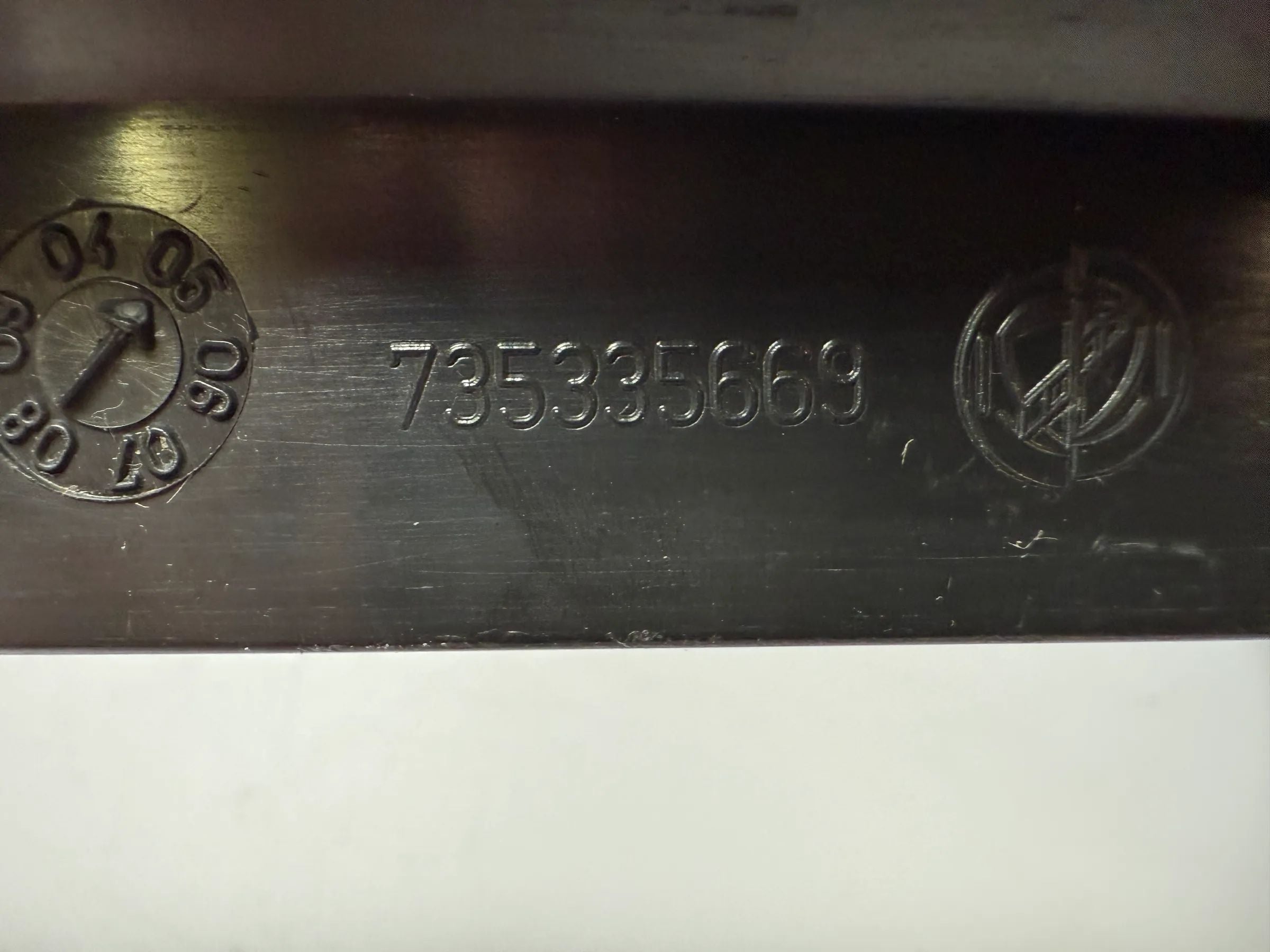 Original Fiat Punto 199 Grande Painel de Instrumentos Moldura Tampa Conta-quilómetros 735335669