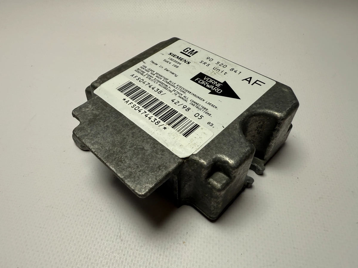 Original OPEL ASTRA G Módulo de Airbag 90520841 AF / 5WK4168