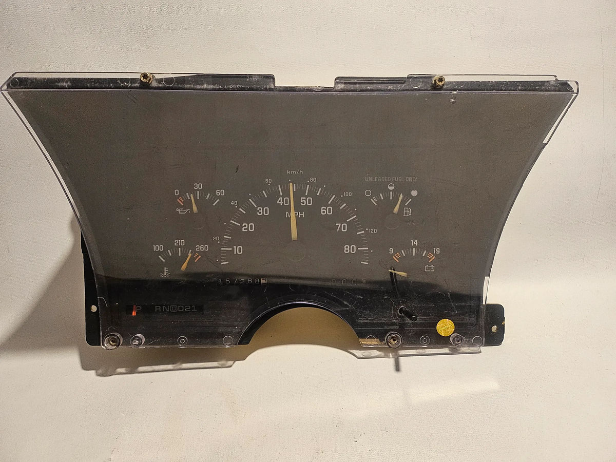Chevrolet GMC C/K 1500 2500 Compteur de vitesse OEM 16140288 157tkm 1992-1994