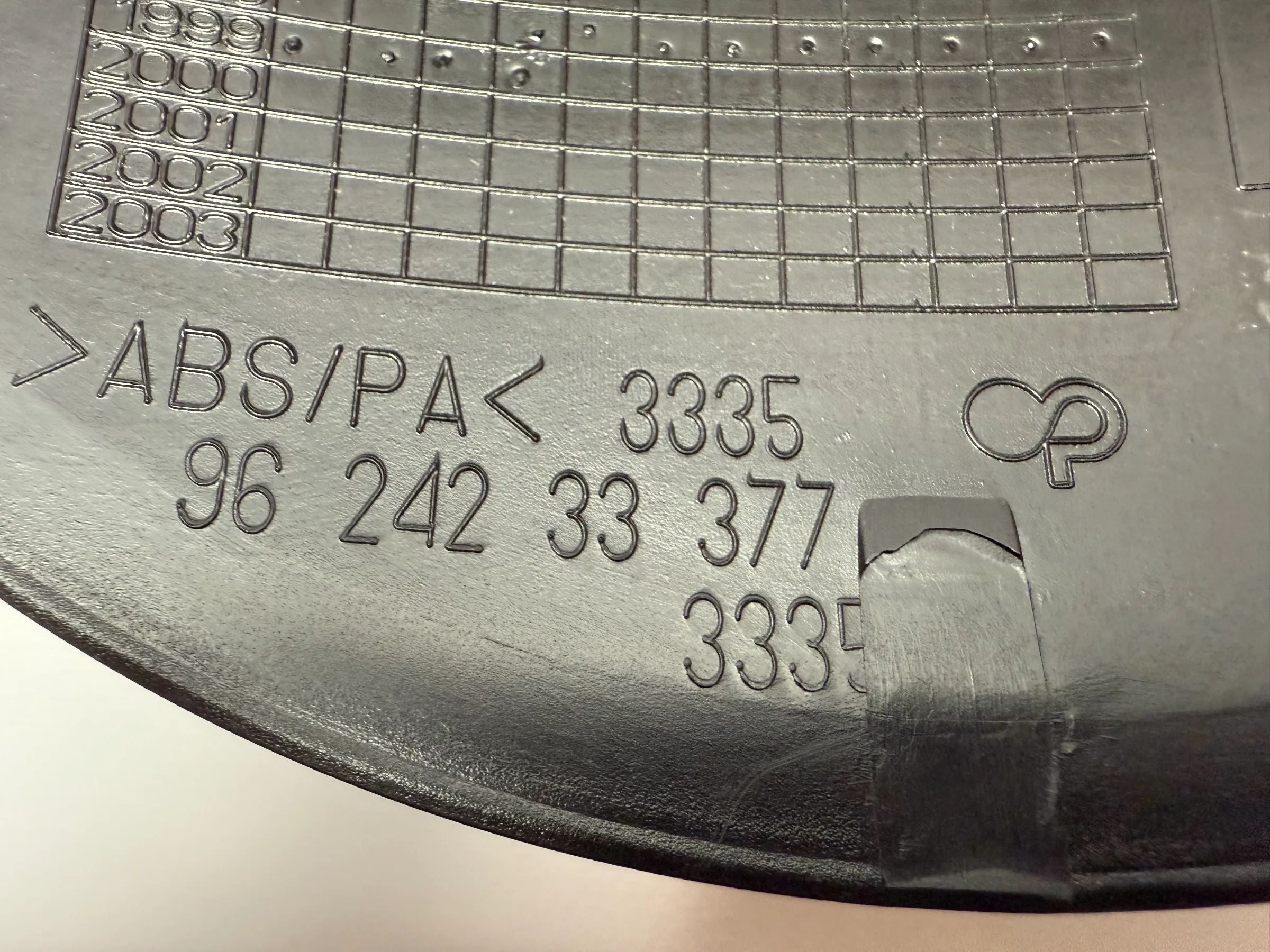 Original Peugeot 206 135 Abdeckung Verkleidung Armaturenbrett 9624233377