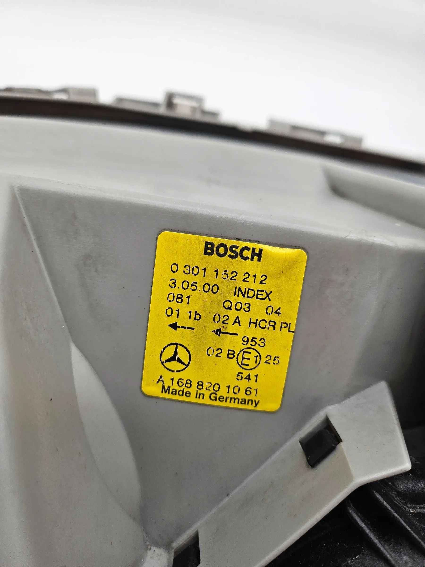 Headlight front headlight right Mercedes A Class W168 A1688201061 