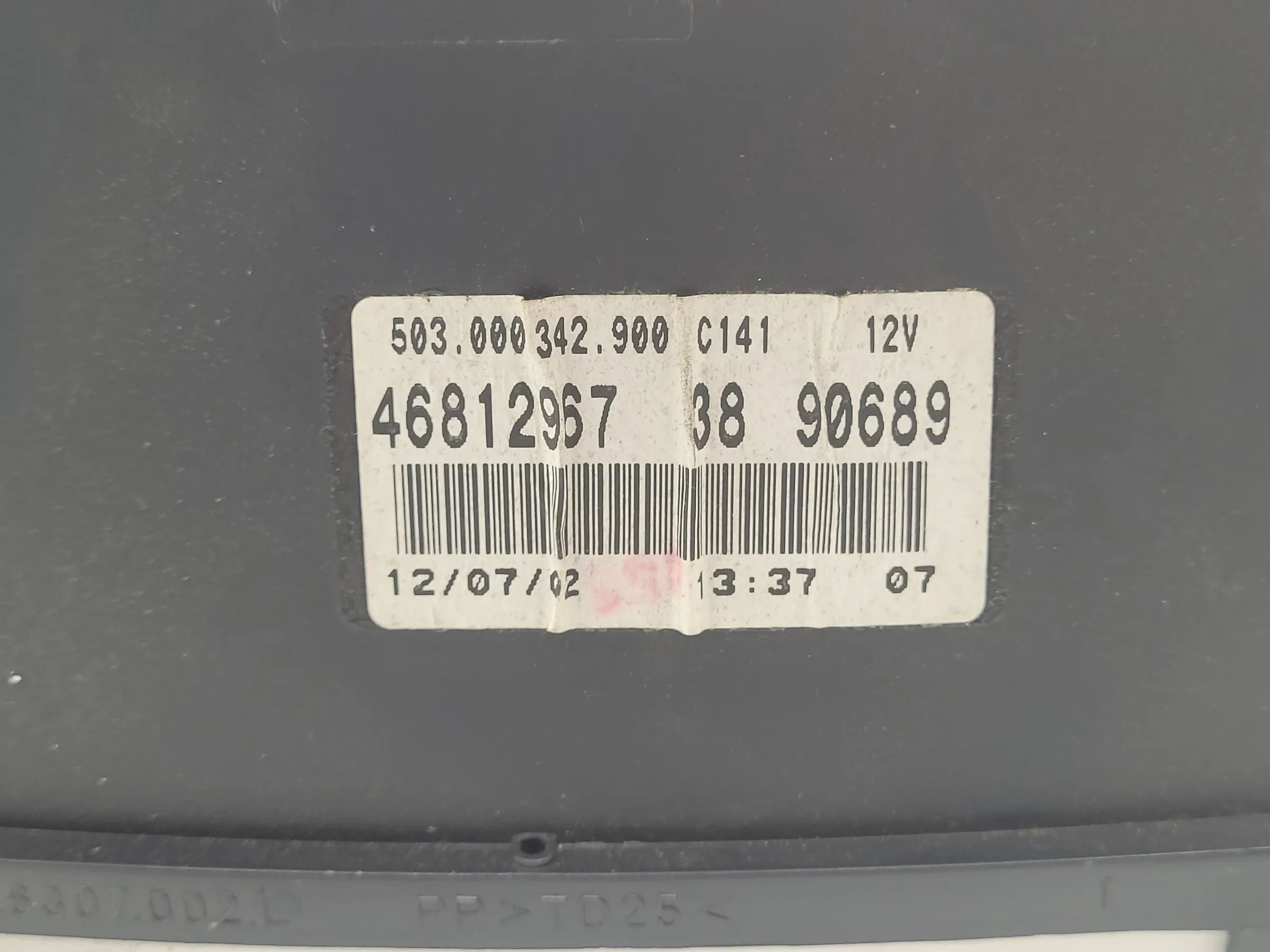 Original Fiat Punto (188) Kombiinstrument Tachometer 46812967