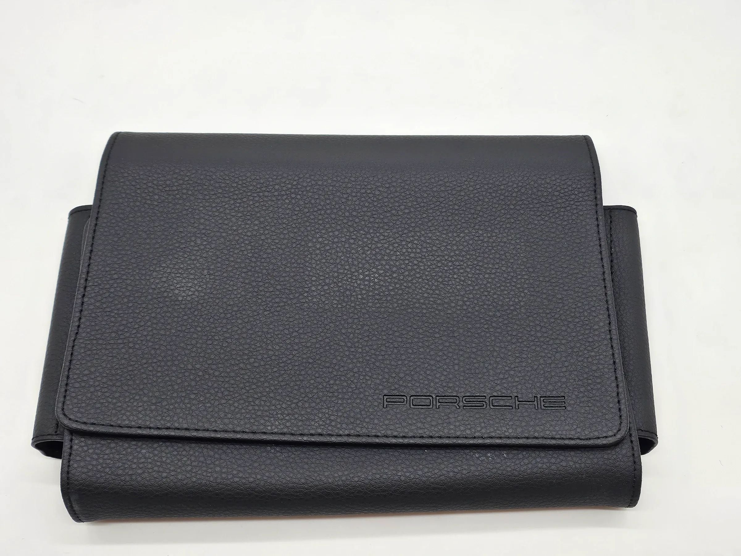 Original PORSCHE 911 CARRERA  Typ 991 Bordmappe leder schwarz