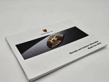 Original Porsche Panamera 2016 Warranty and Customer Information  englisch