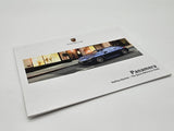 Original Porsche 970 Panamera 4 , 4S ,Turbo  Schnell Betriebsanleitung englisch
