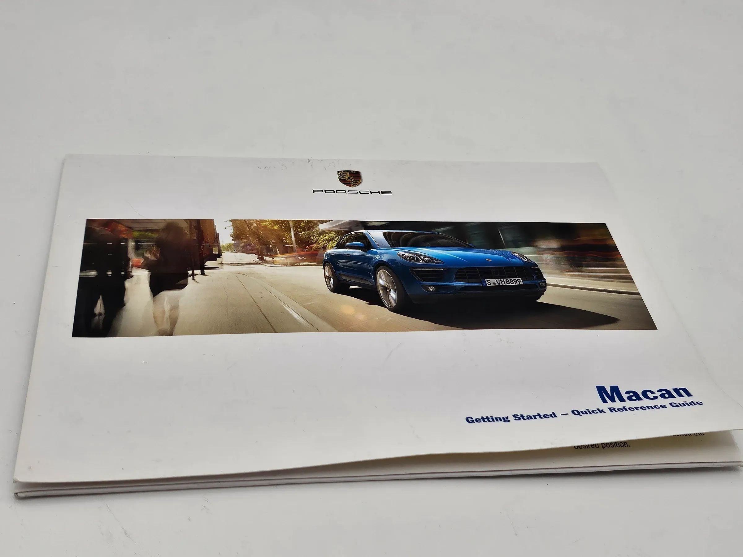 Original Porsche Macan 2015 Schnell Betriebsanleitung WKD95B042015 englisch