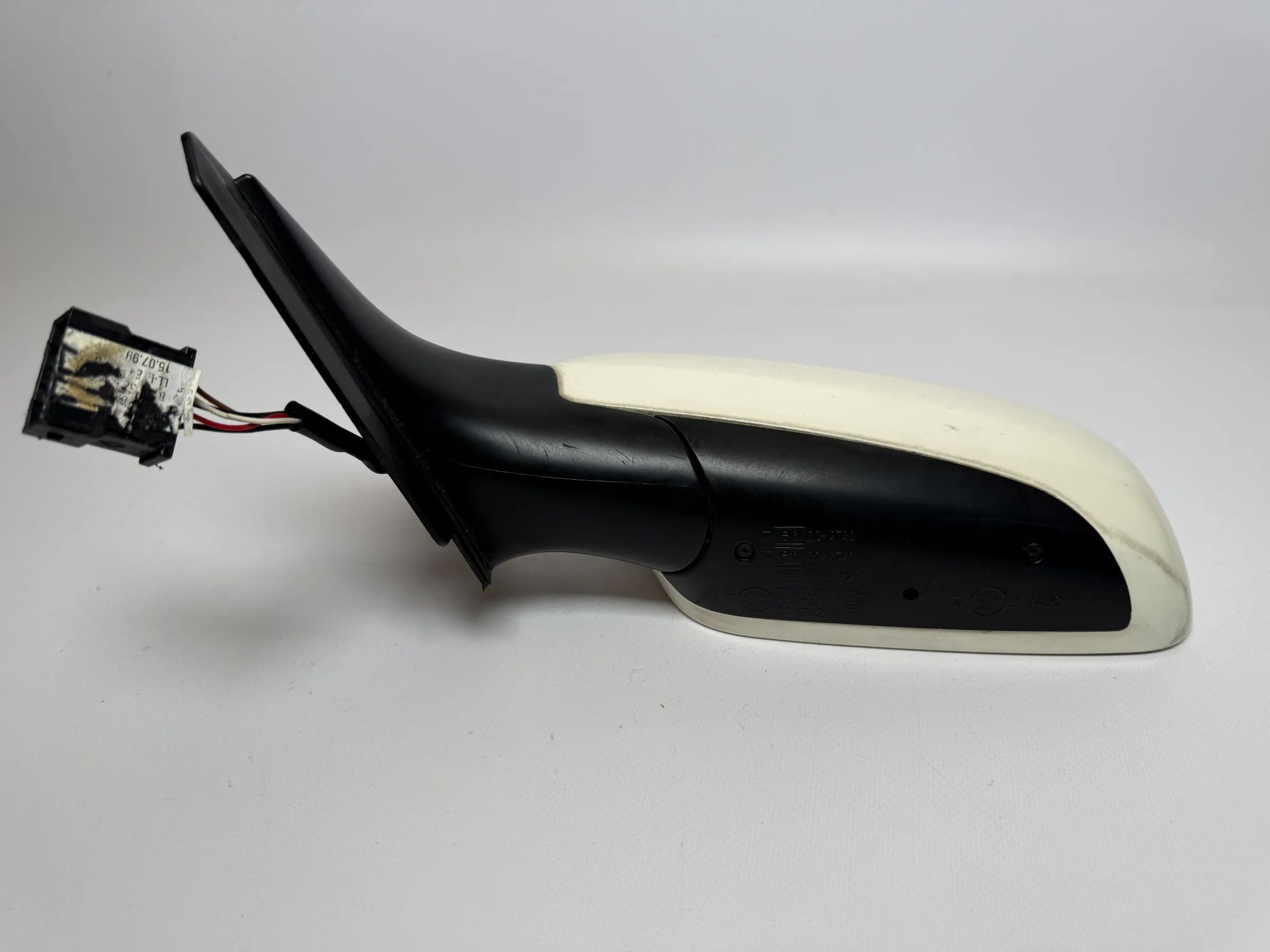 Original Audi A3 / A4 (8L1/8D2) Außenspiegel Elektrisch Links Weiss RSO225395