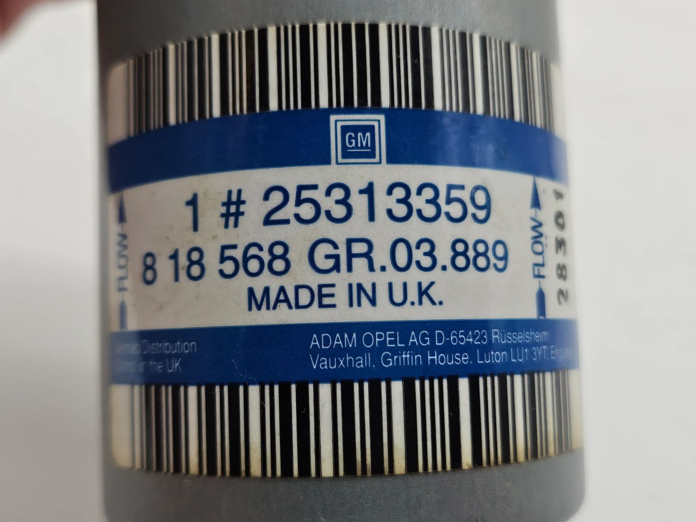 Filtre à carburant Original Opel GM Filtre à essence Astra Corsa Vectra Zafira 818568
