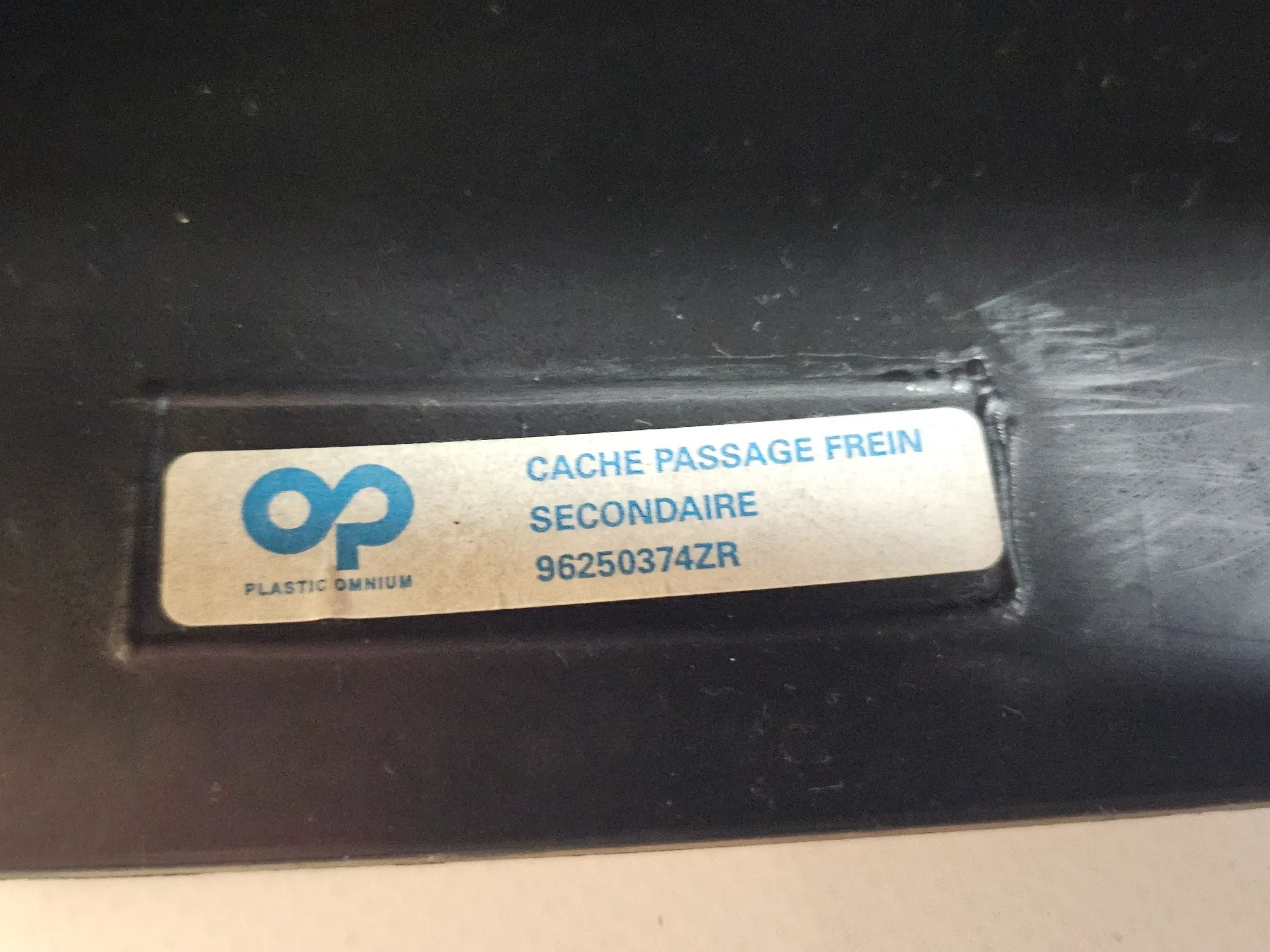 Original PEUGEOT 206CC Mittelkonsole Abdeckung Handbremse 96250374ZR
