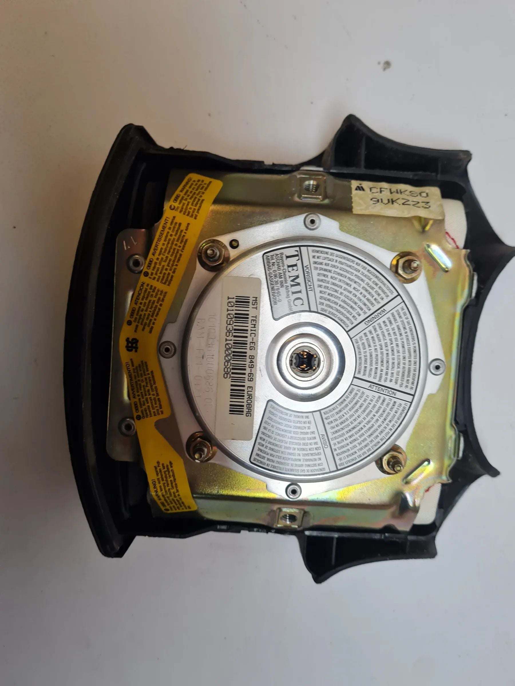 Original VW Golf III 3 Cabrio (1E7) 4-Speichen Lenkrad 1H0419091AF