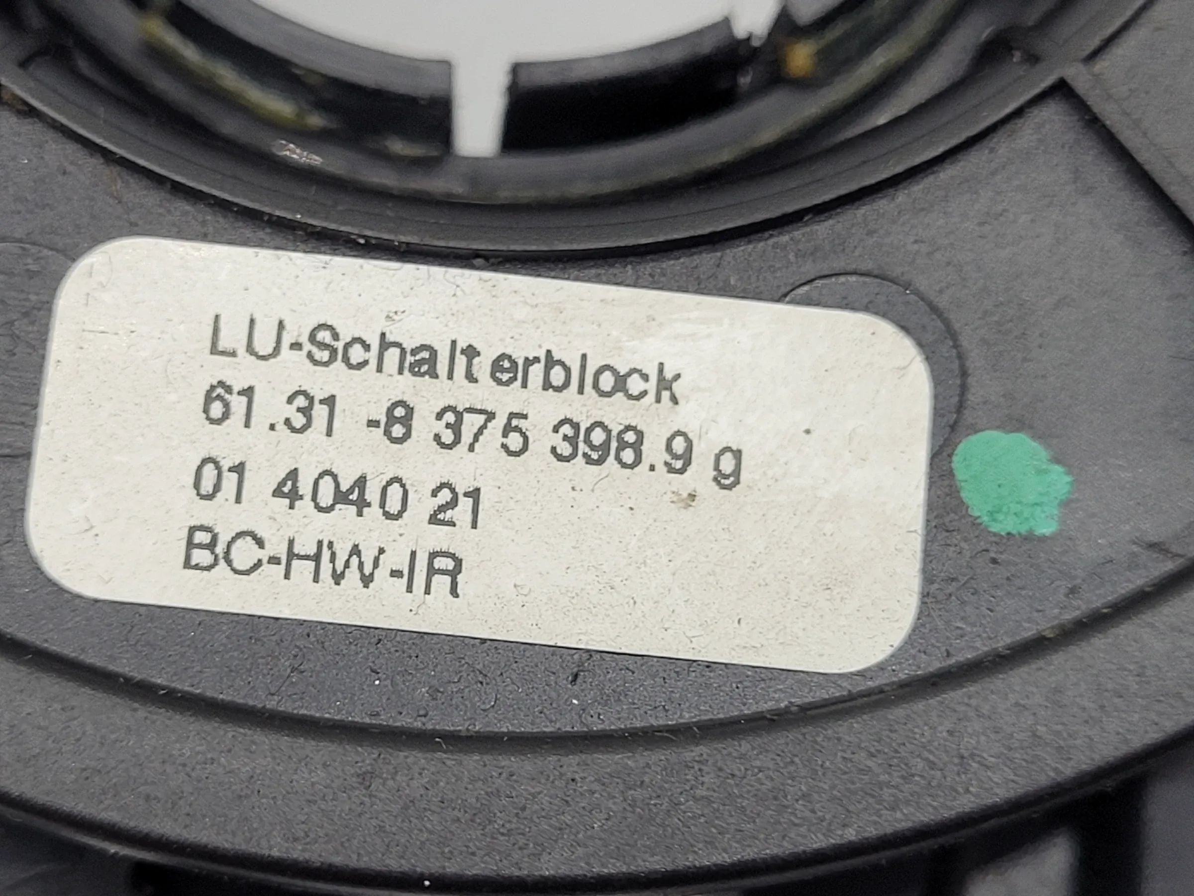 BMW 5er Touring E39 Lenkwinkelsensor Schleifring 61.13-8375398.9 Original