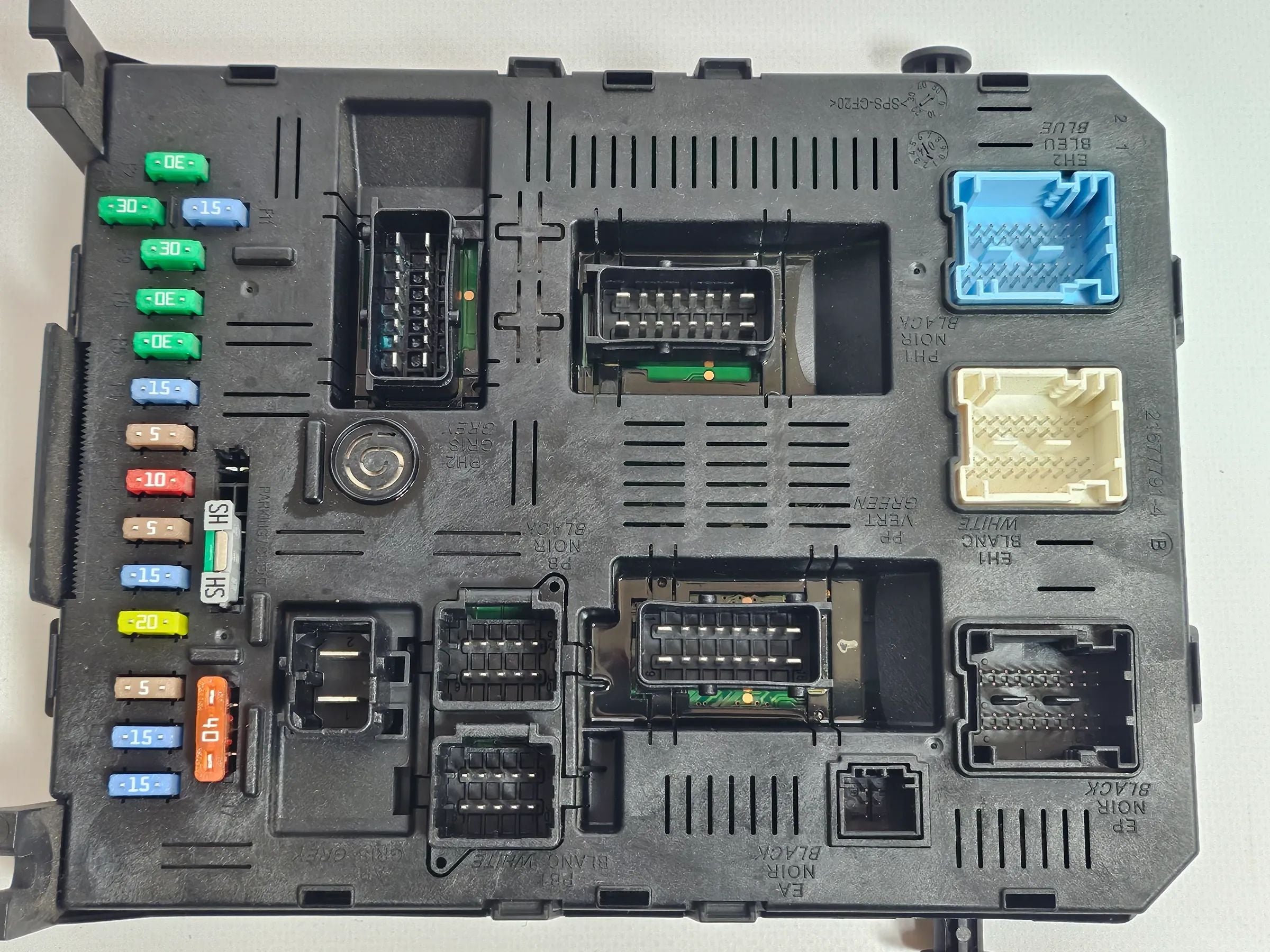 Original CITROËN C5 II RC Komfortsteuergerät Bordnetzsteuergerät 9658158780