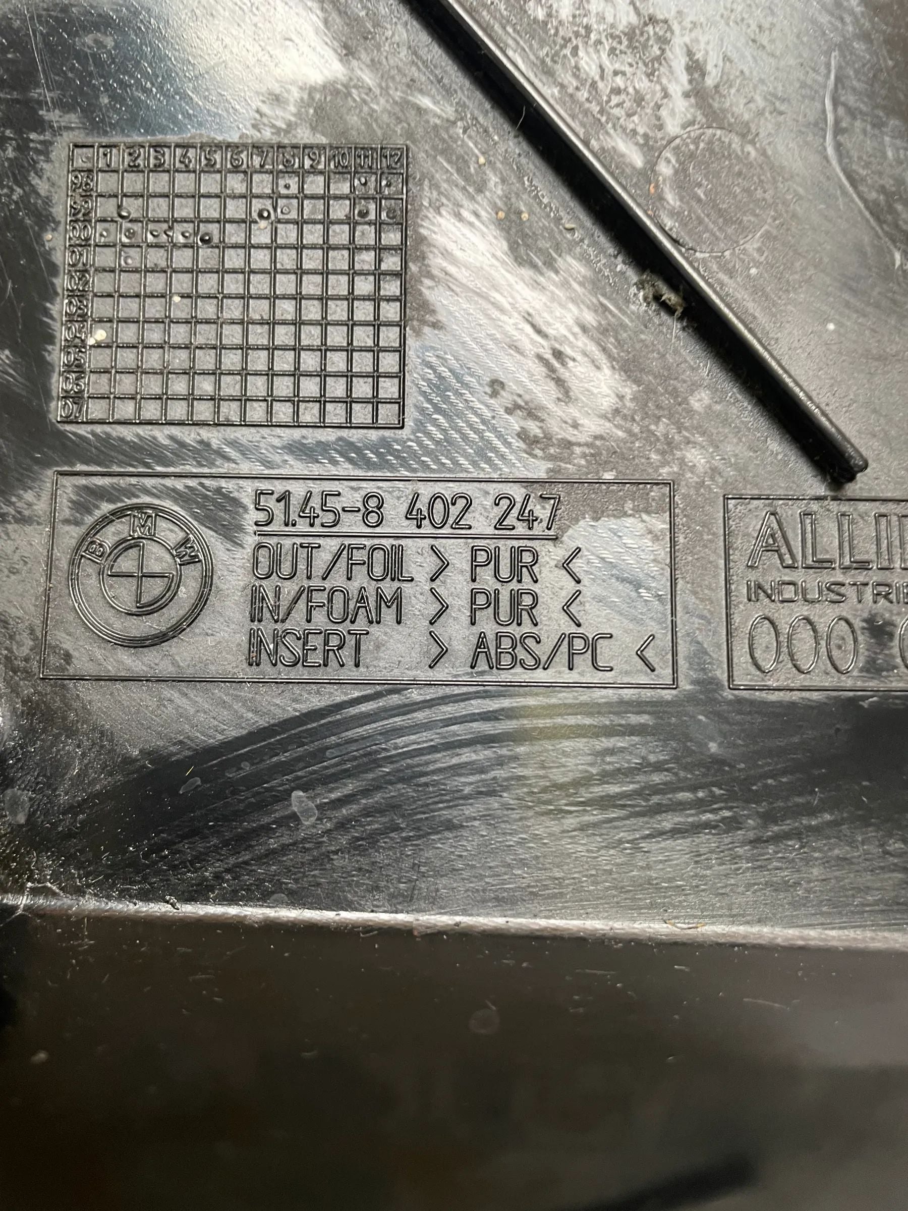 824429310 grille extérieure avant pour BMW X5 (E53) 3.0D 2000 812885