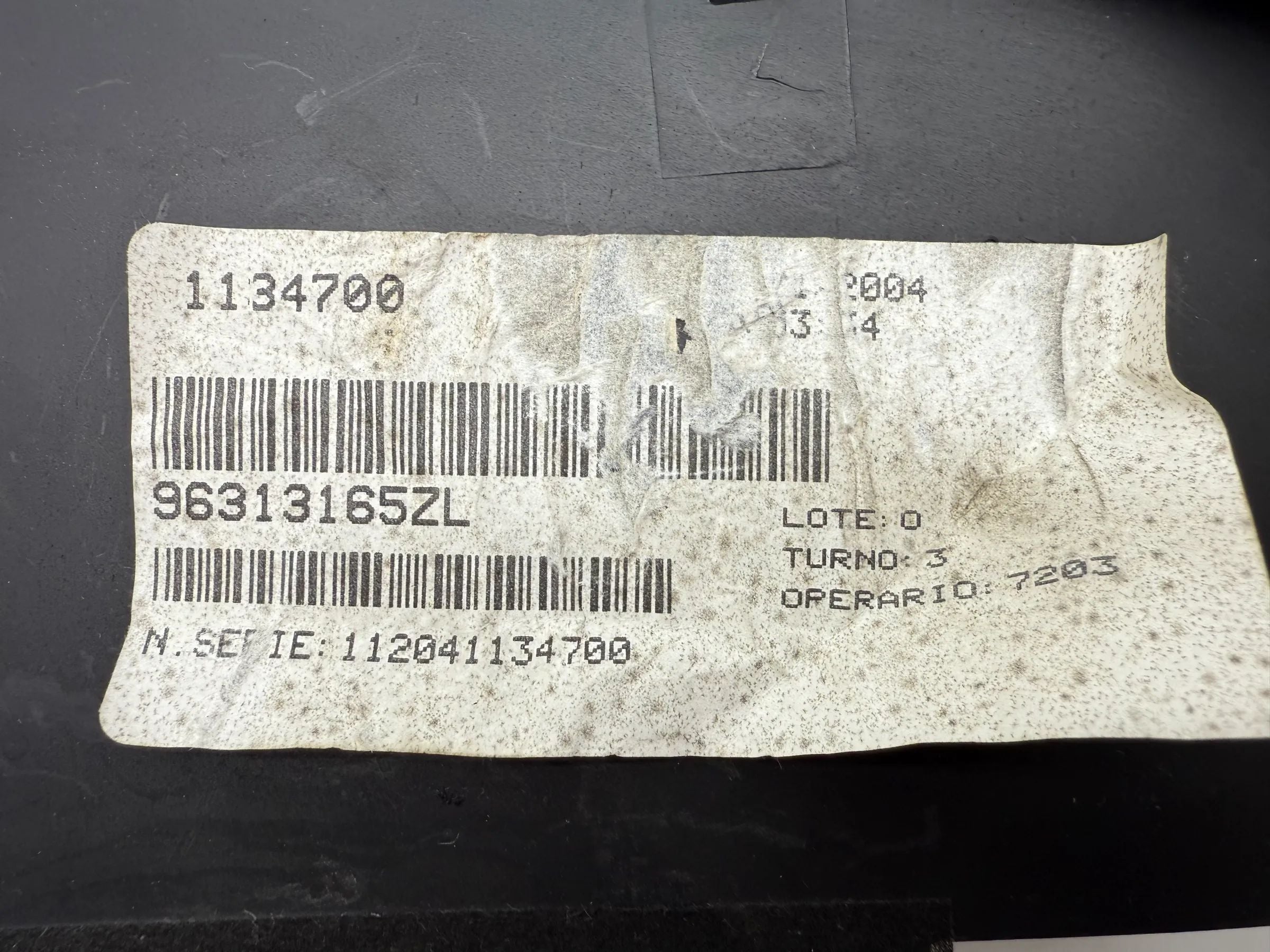 Oryginalna osłona wskaźników Citroen Xsara Picasso 96313165ZL