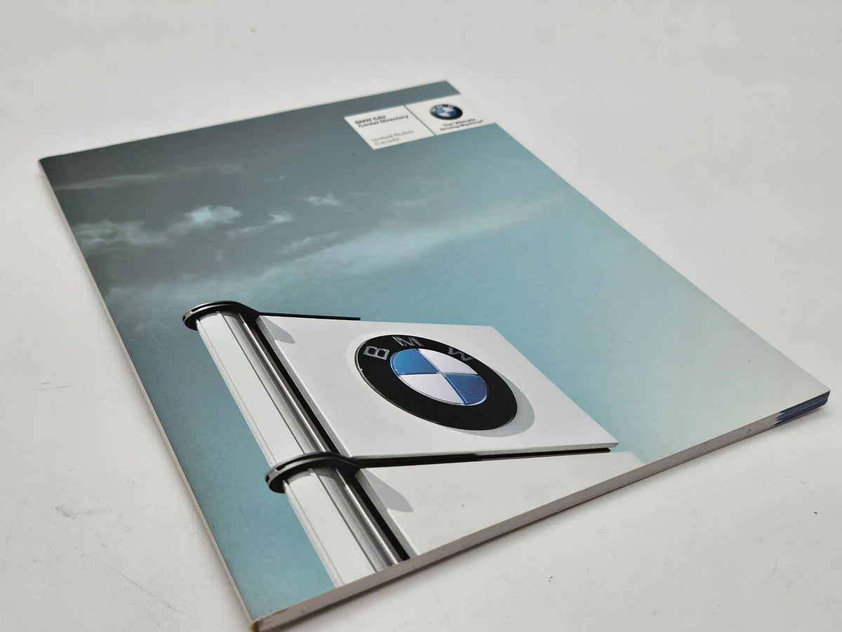 Original BMW X5 E70 2007 SAV Center Directory Canada USA 01000443173