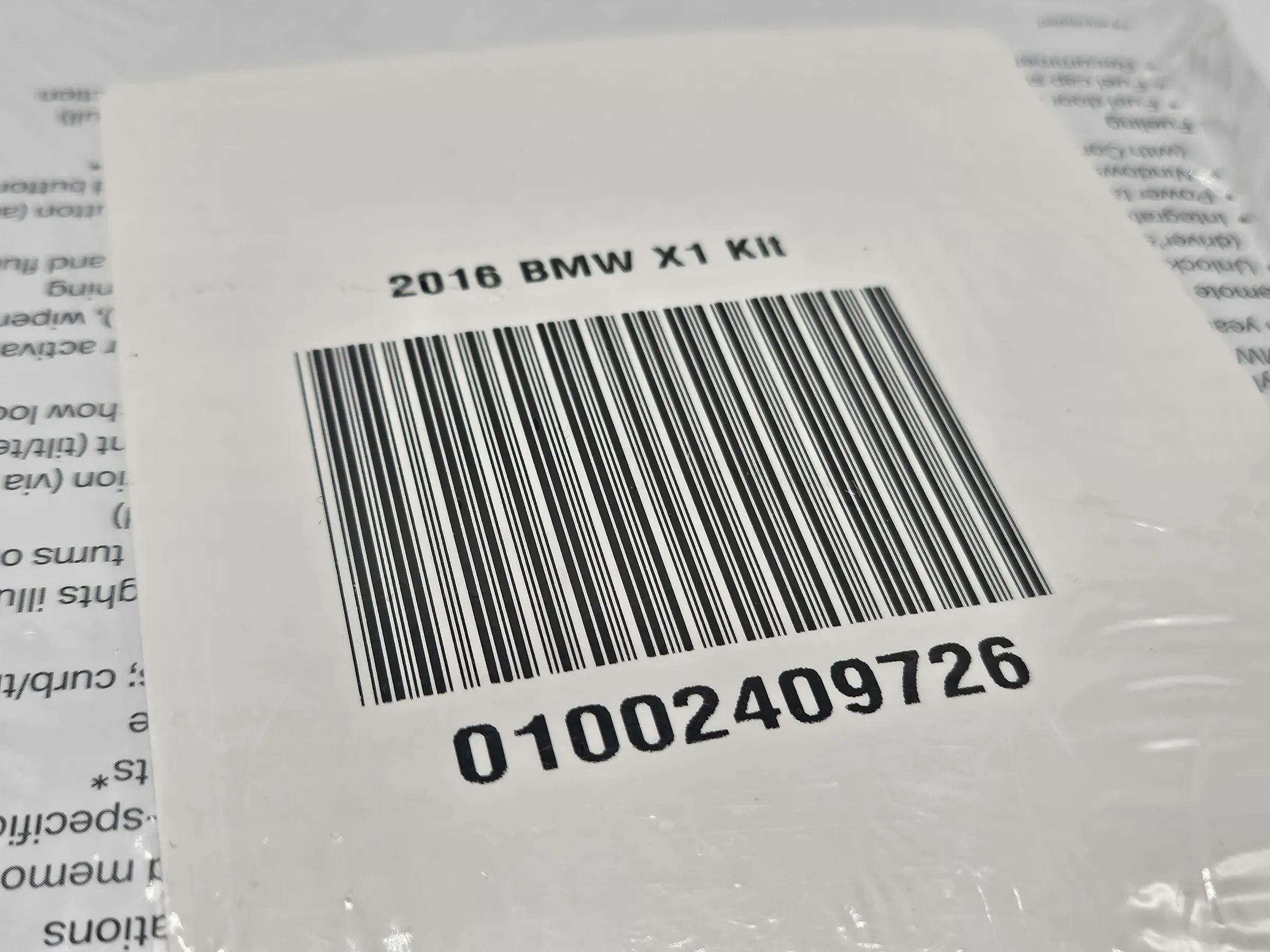 Original BMW X1 F48  2016 Service and warranty englisch US 01002409726