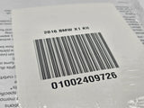 Original BMW X1 F48  2016 Service and warranty englisch US 01002409726
